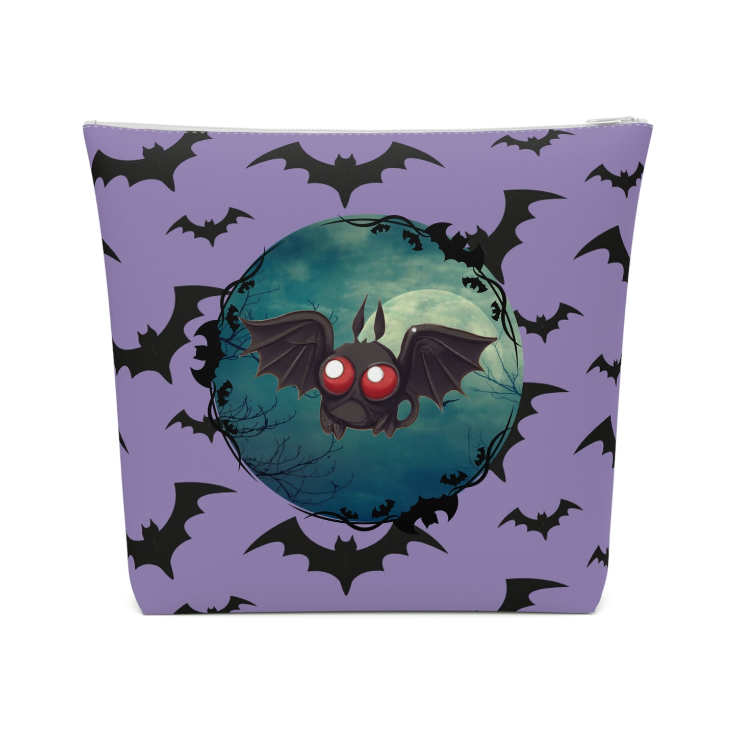 Adorable Pastel Goth Kawaii Bat Makeup Bag