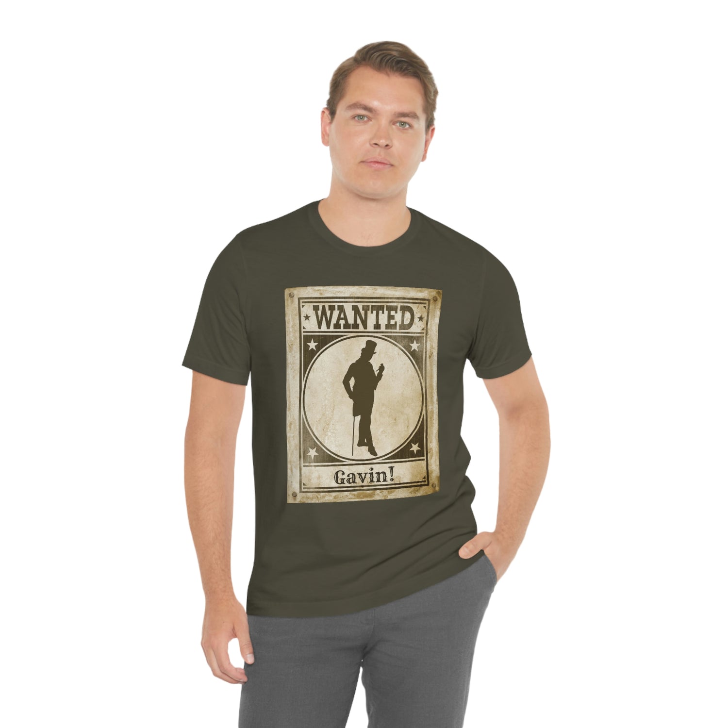 GAVIN  Wanted Sign - Have you seen my mate Gavin? Red Dead Redemption inspired parady tshirt Lord and Lady Towers