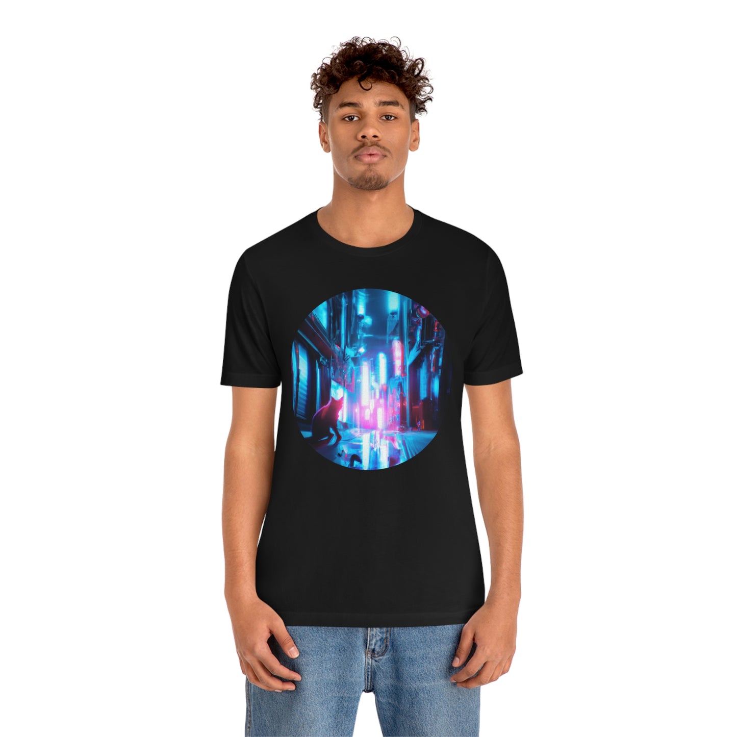 Stray inspired Cyberpunk Cat Shirt
