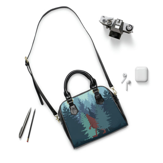 Bigfoot PNW Forest Shoulder Handbag