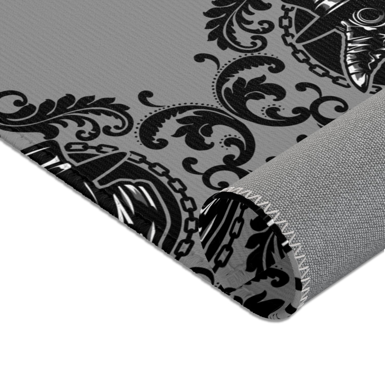 Plague Doctor Gothic Inspired Area Rug Lord and Lady Towers