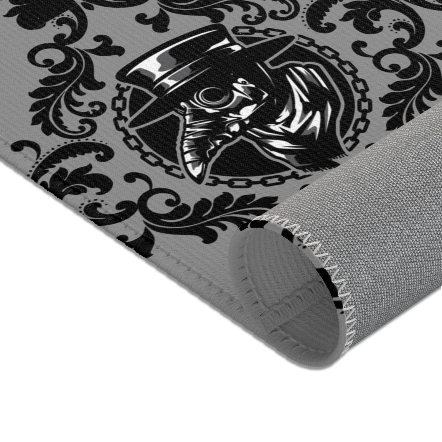 Plague Doctor Gothic Inspired Area Rug Lord and Lady Towers