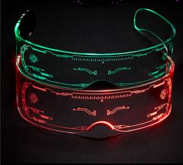 LED Light up  GUI Design Cyberpunk Glasses -7 Colors Lord and Lady Towers