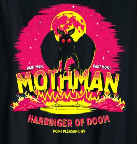 Mothman Harbinger Of Doom Cryptid  Shirt Lord and Lady Towers
