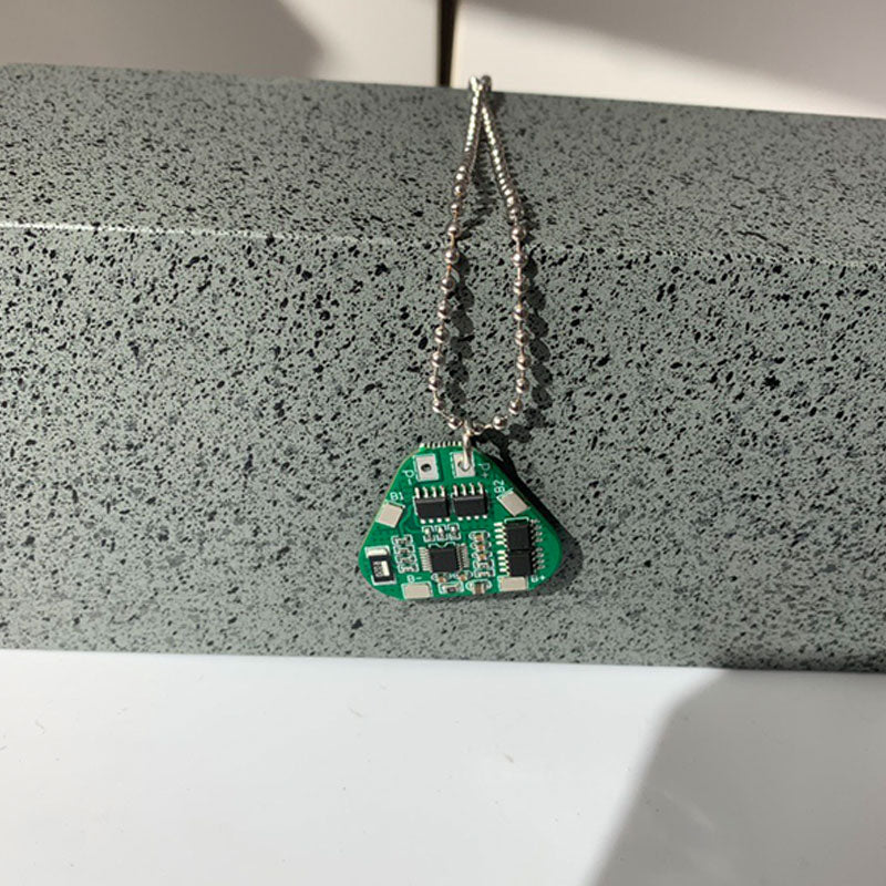 Cyberpunk Circuit Board Necklaces Lord and Lady Towers