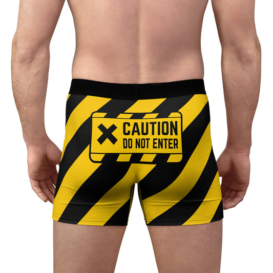 Caution Do Not Enter Hazard Stripes Boxer Briefs