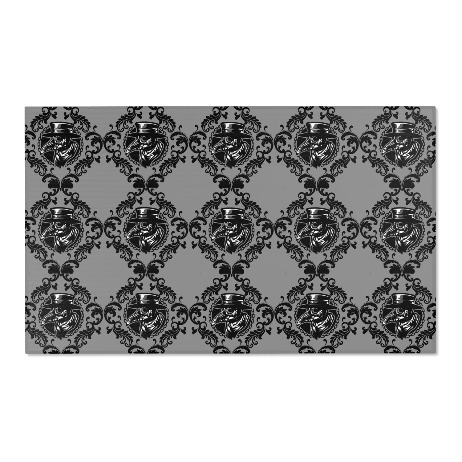 Plague Doctor Gothic Inspired Area Rug Lord and Lady Towers