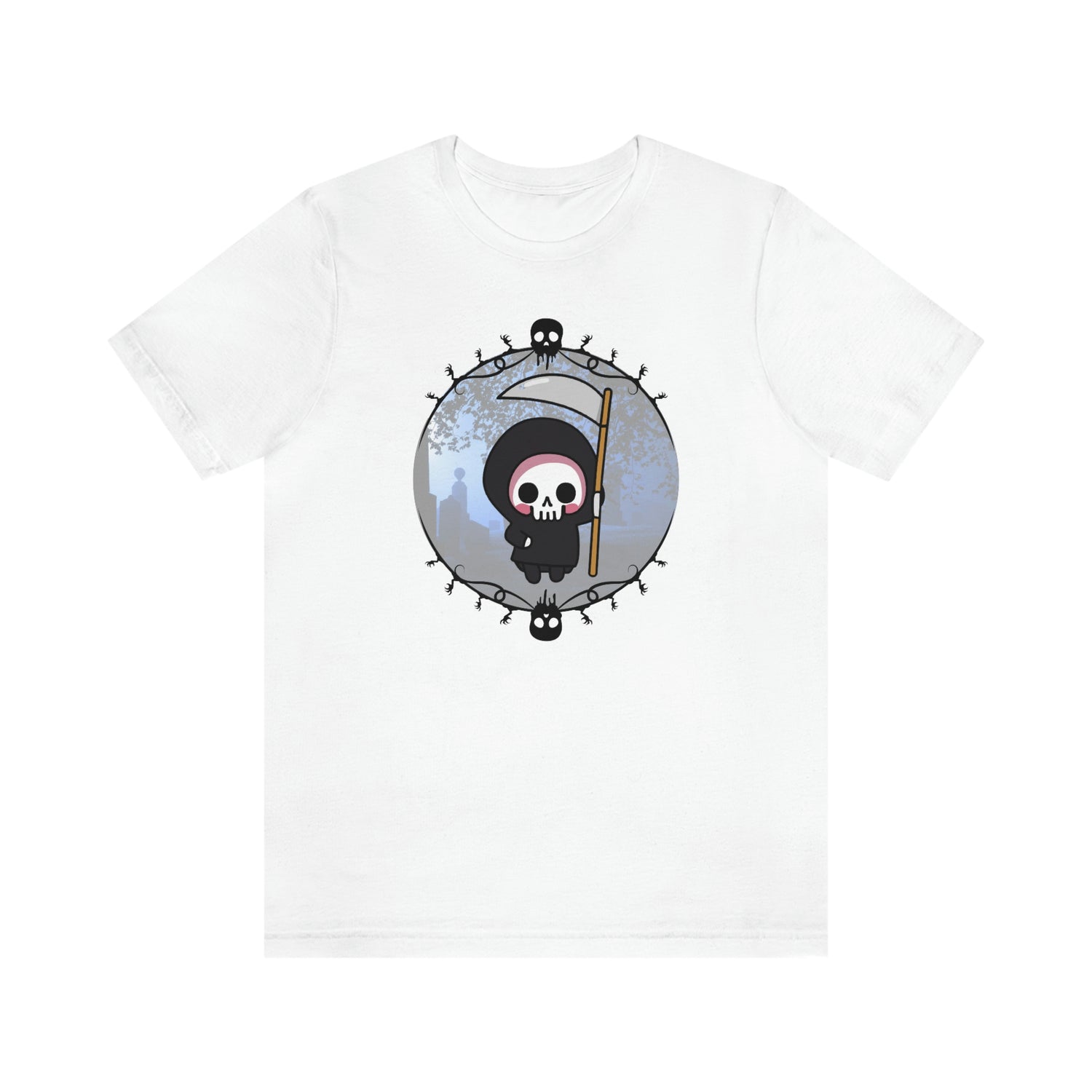Kawaii Grim Reaper Gothic Shirt- Great for Pastel Goth Look Lord and Lady Towers