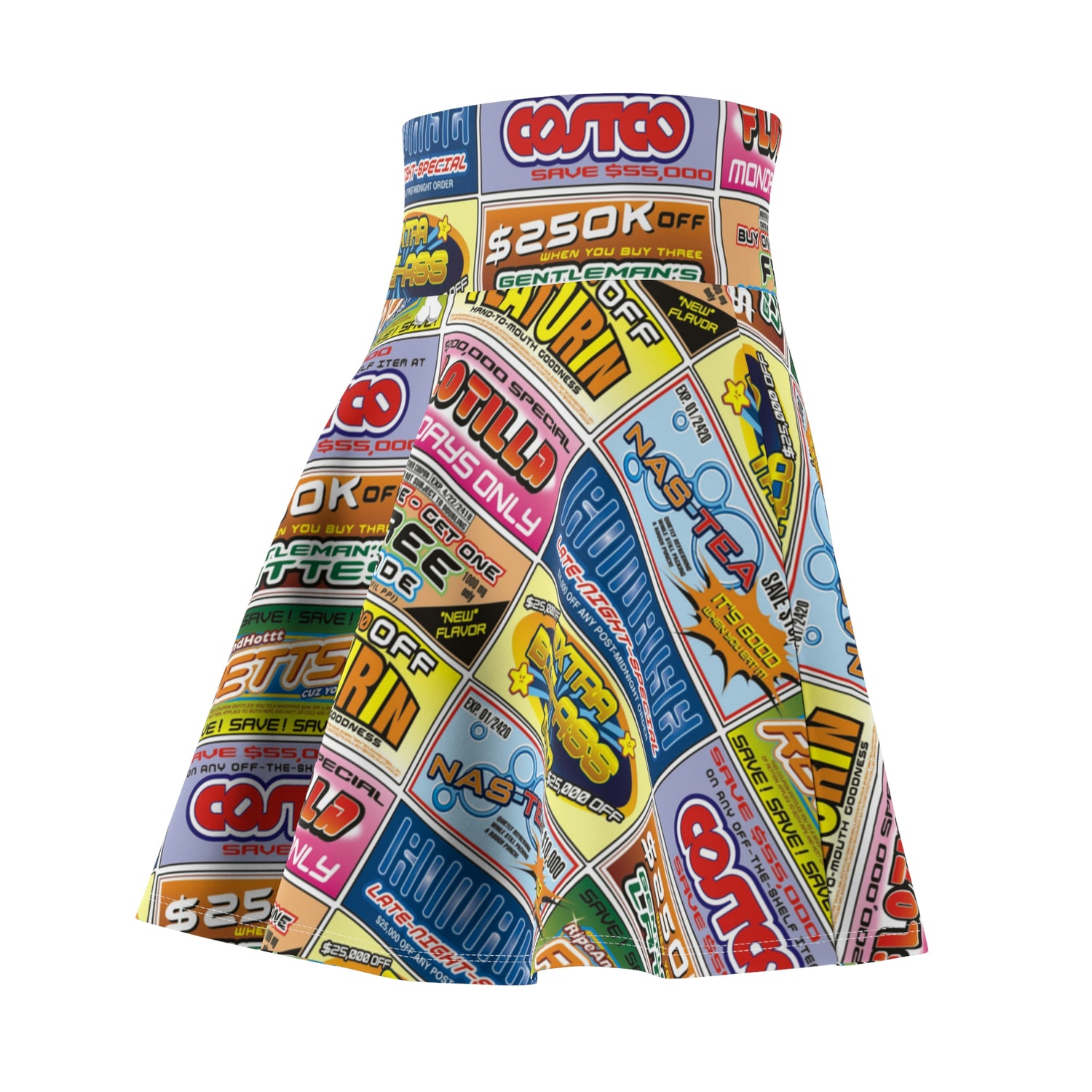 Idiocracy Inspired Women's Skater Skirt Lord and Lady Towers