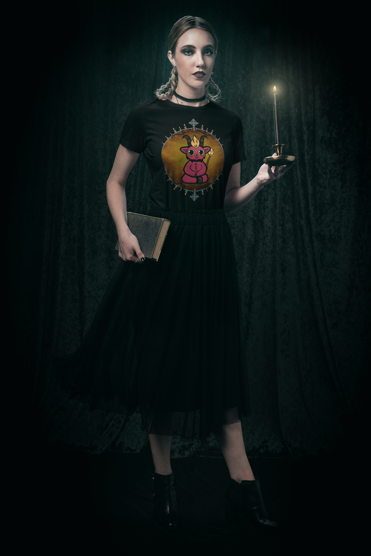 Adorable Cute Kawaii Satan T shirt Lord and Lady Towers