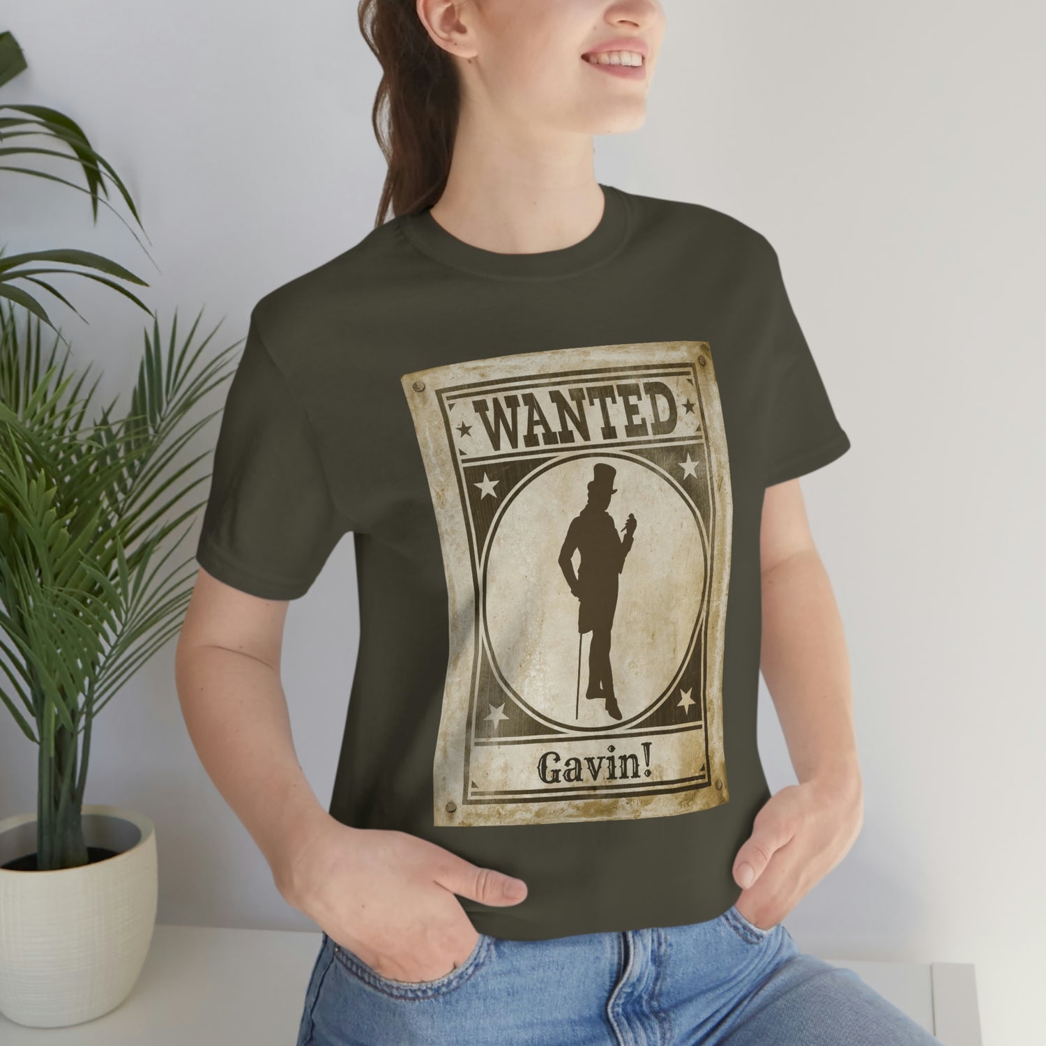 GAVIN  Wanted Sign - Have you seen my mate Gavin? Red Dead Redemption inspired parady tshirt Lord and Lady Towers