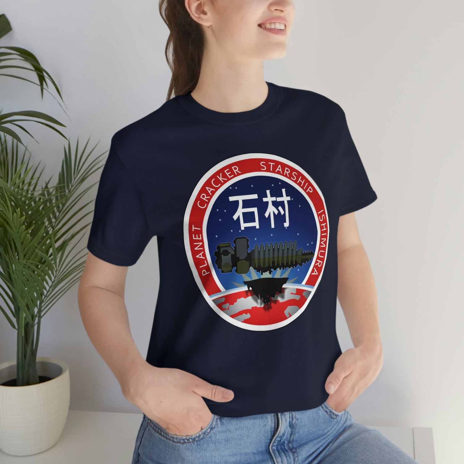 USG Ishimura Dead Space inspired fan artTee shirt Lord and Lady Towers