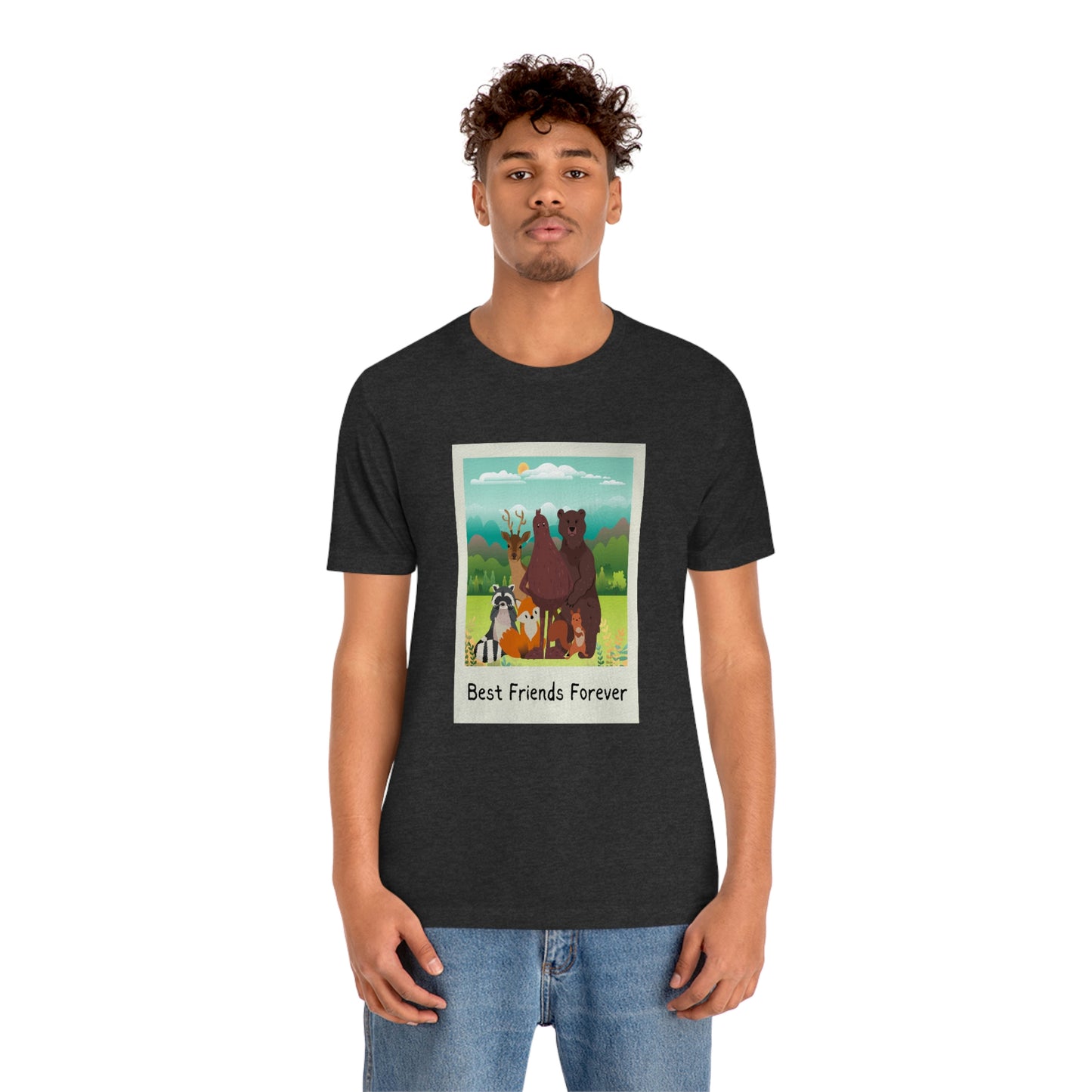Best Friends Forever Bigfoot Cryptid Short Sleeve Tee