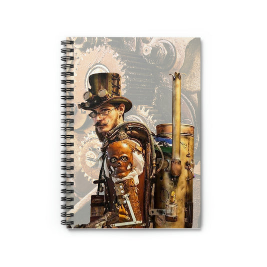Steampunk Journal / Spiral Notebook - Ruled Line Lord and Lady Towers