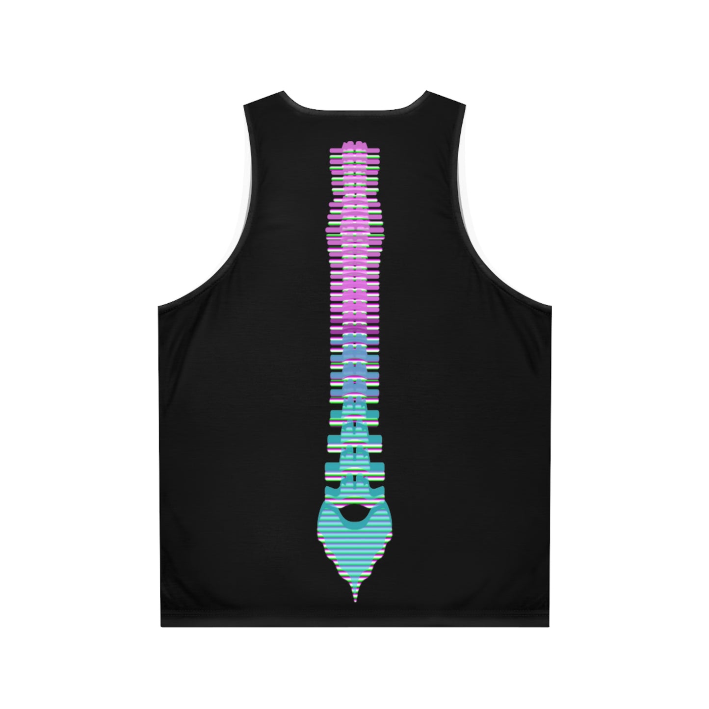 Gothic /Retro Wave Rib and Spine Tank Top Lord and Lady Towers