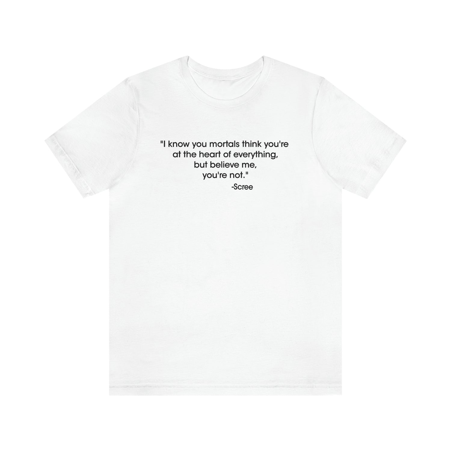 Primal Video Game Inspired Tattoo and Quote tShirt from Scree Lord and Lady Towers