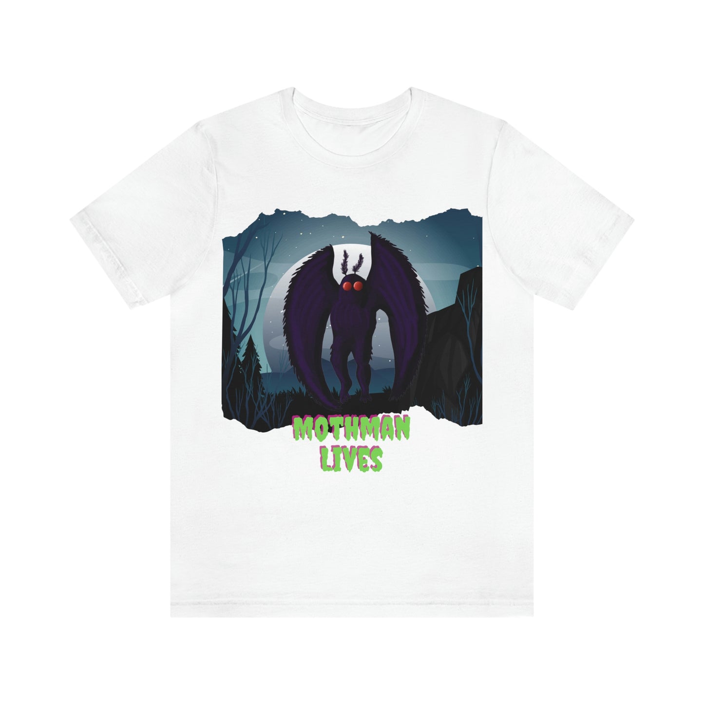 Mothman lives shirt- Awesome Cryptid Tshirt Lord and Lady Towers