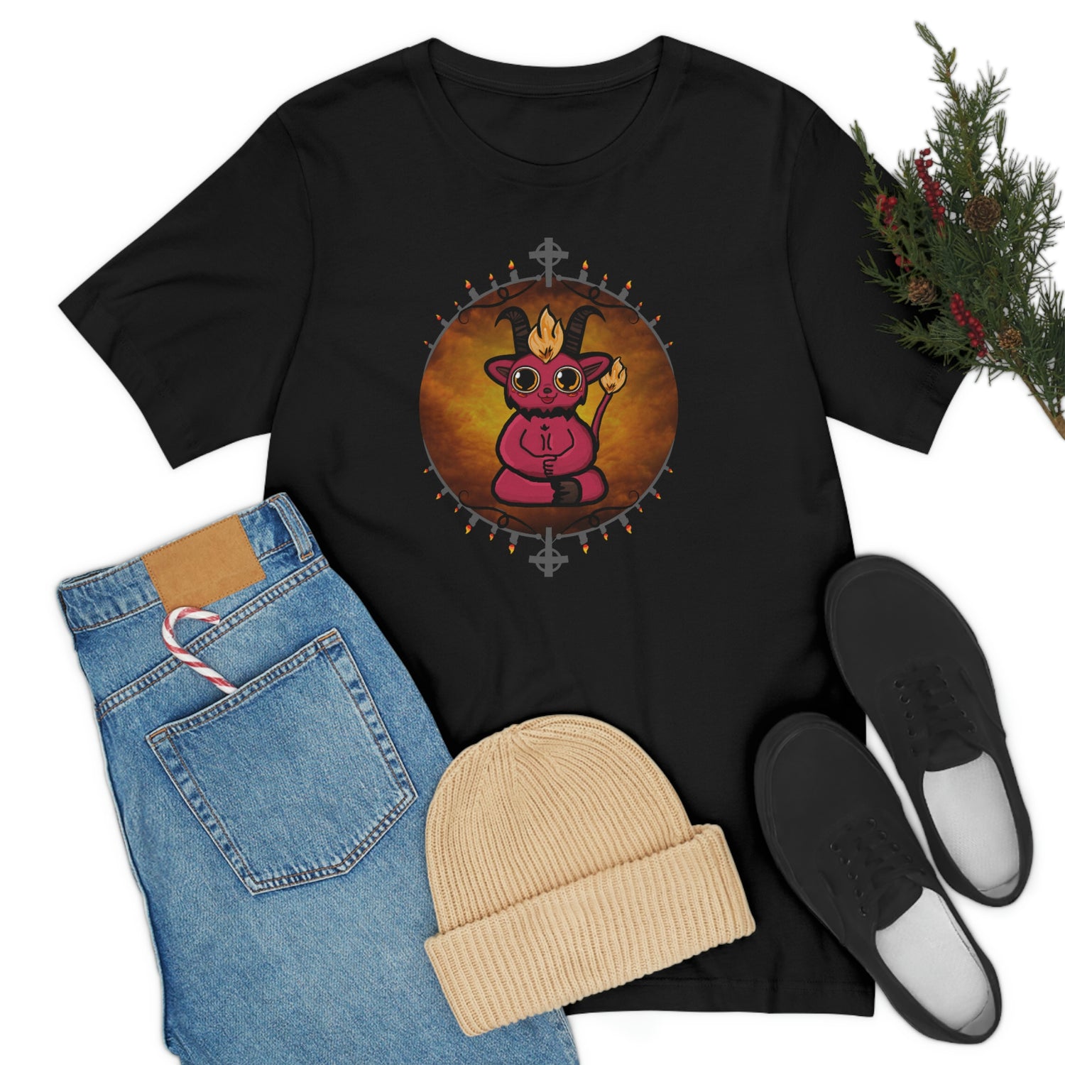 Adorable Cute Kawaii Satan T shirt Lord and Lady Towers