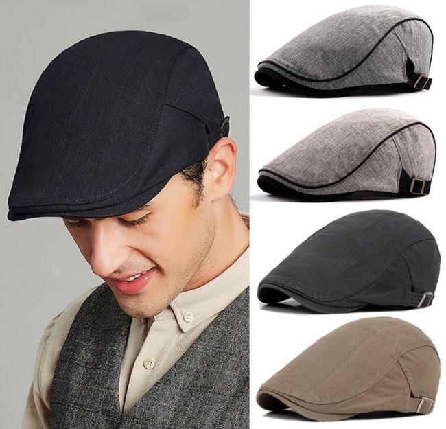 Steampunk Newsboy Flatcap Hats in Multiple Colors and Styles