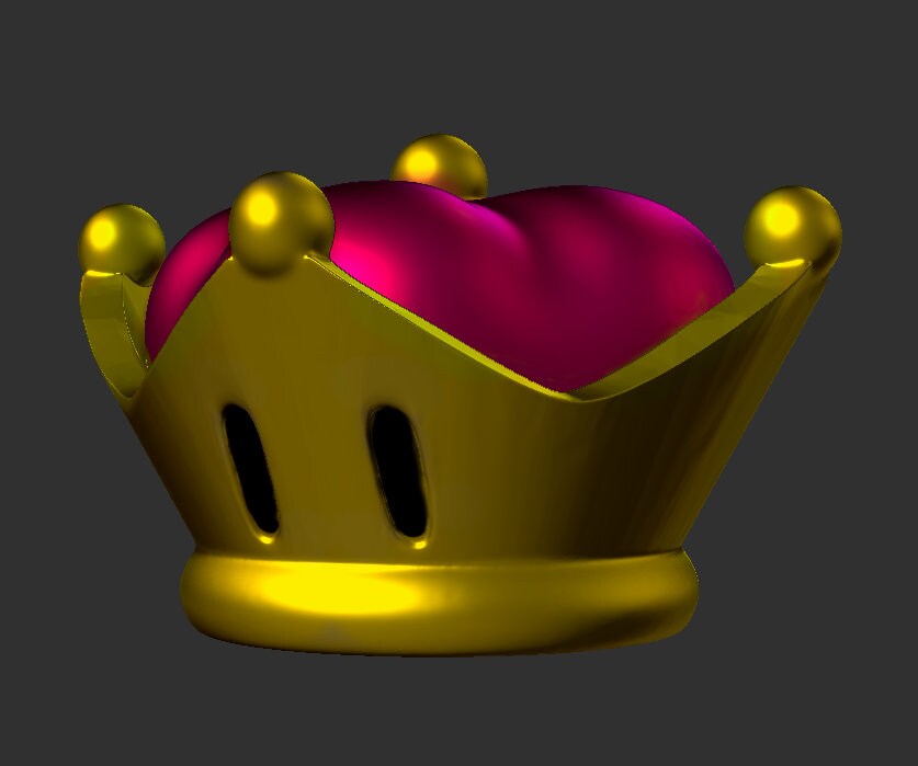 Wearable Bowsette Shell STL 3d printable file and bonus crown for 3d printing mario cart *STL file only* Lord and Lady Towers