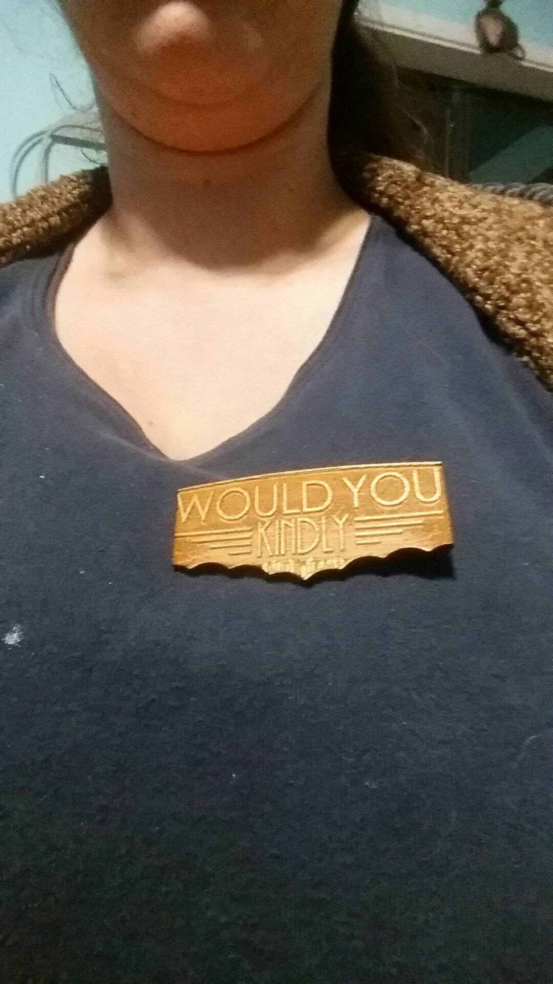 Would You Kindly Bioshock Inspired Gamer Pins Lord and Lady Towers