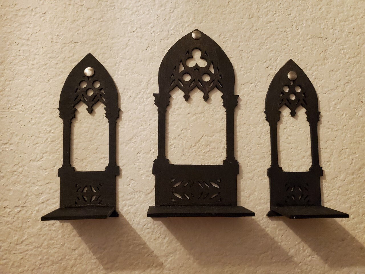 Gothic Arch Architecture Candle holder Digital Files for Laser cutter, 3D Printer, Cricut, ETC. Lord and Lady Towers