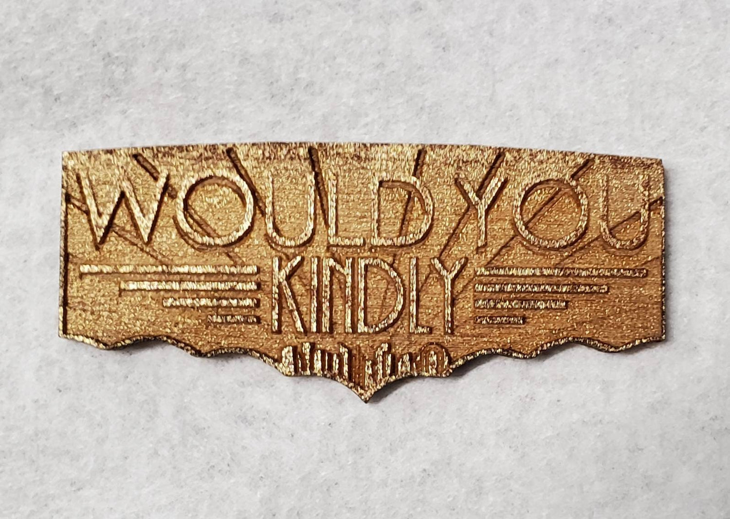 Would You Kindly Bioshock Inspired Gamer Pins Lord and Lady Towers