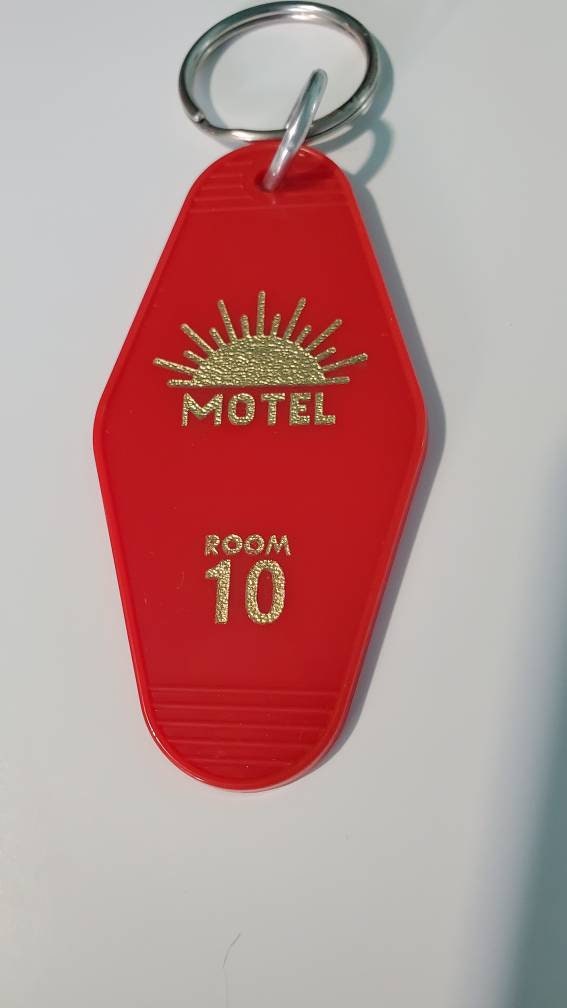 The Lost Room Inspired Object The Key Motel Room Key chain Lord and Lady Towers