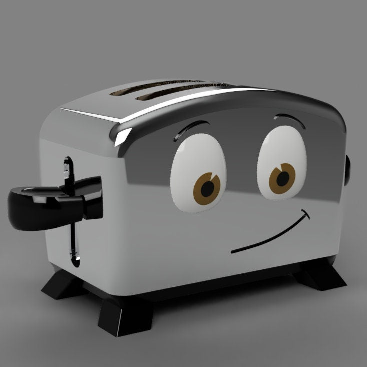 Brave Little Toaster Toaster 3D printing STL file Lord and Lady Towers