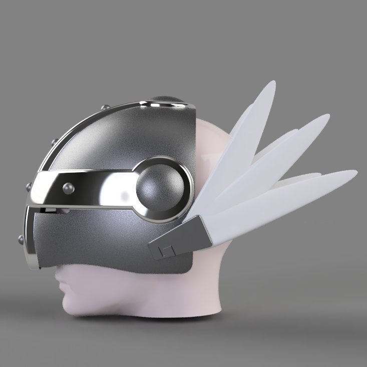 Angewomon Digimon Inspired helmet 3d printable ***STL file*** Lord and Lady Towers
