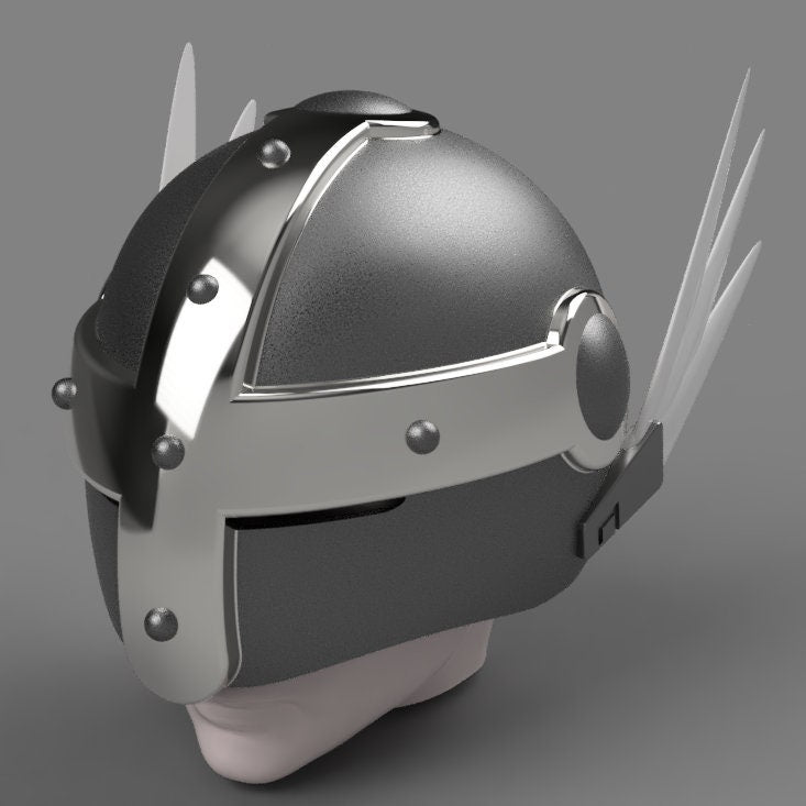 Angewomon Digimon Inspired helmet 3d printable ***STL file*** Lord and Lady Towers