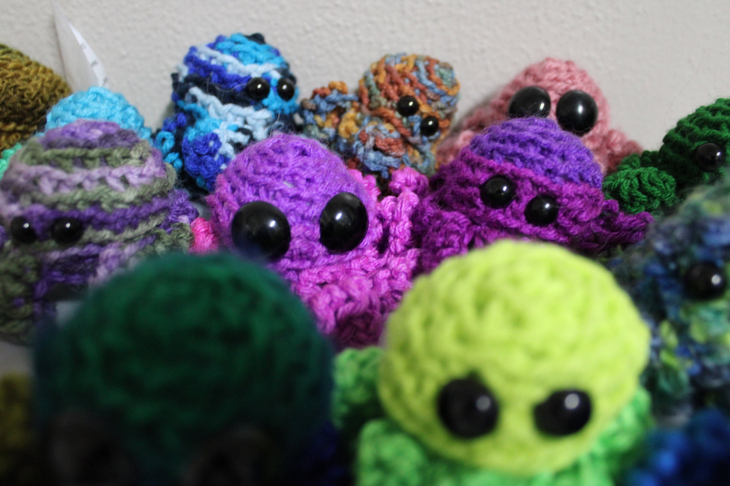 Octobabies Crocheted Adoptable Octopus Plush Lord and Lady Towers