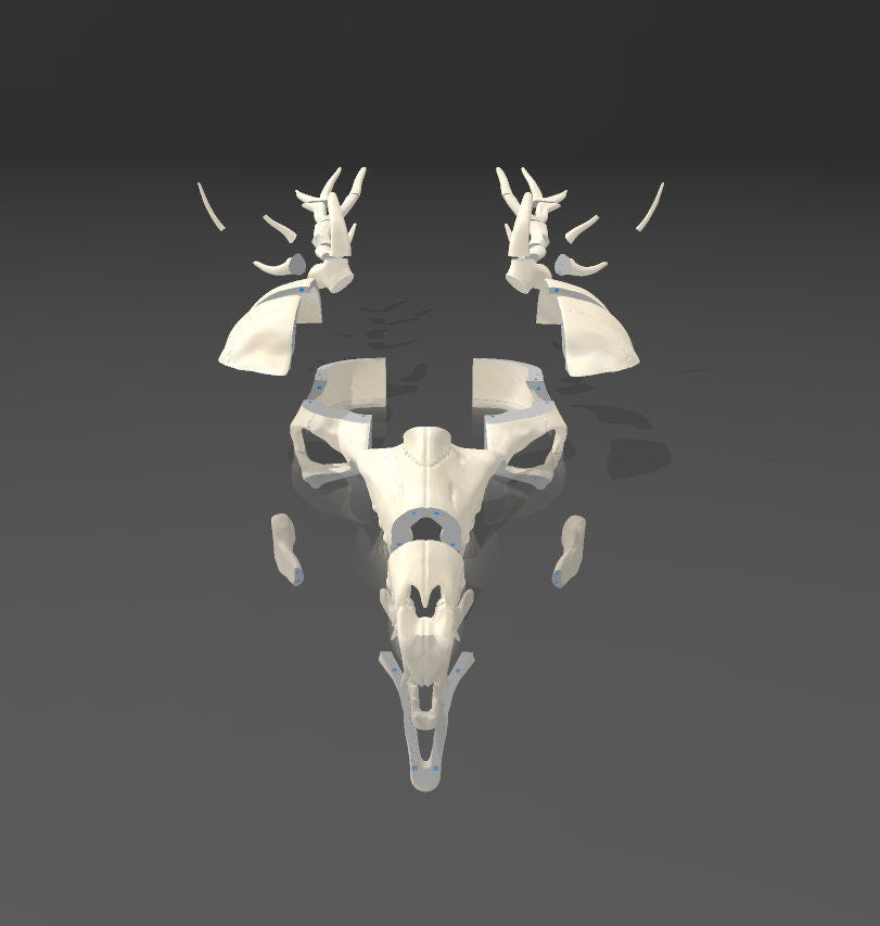 Digital Download Only* Wendigo Skull helmet STL file for 3d printing Lord and Lady Towers