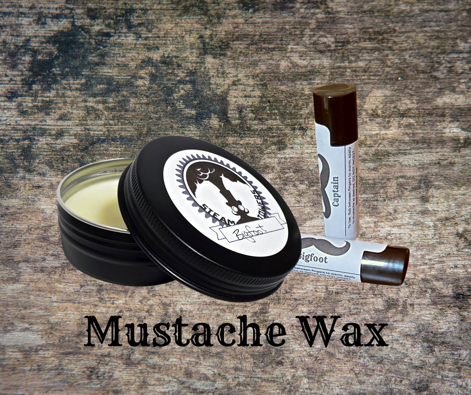 SALE! Steampunk Scented Mustache Wax (Handmade) Lord and Lady Towers