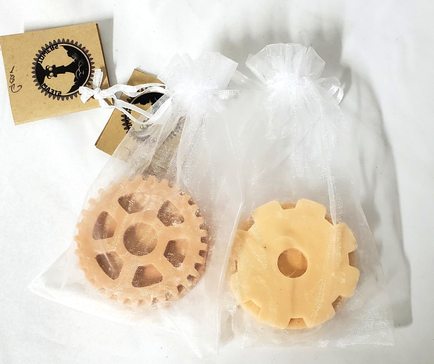 Steampunk Gear Soap Handmade with Shea Butter Lord and Lady Towers