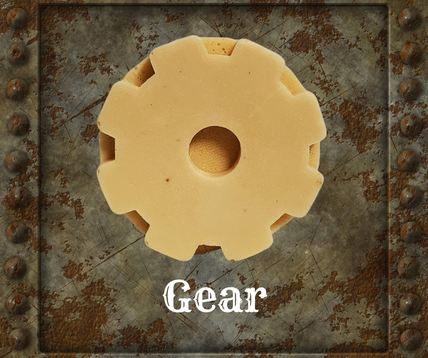 Steampunk Gear Soap Handmade with Shea Butter Lord and Lady Towers