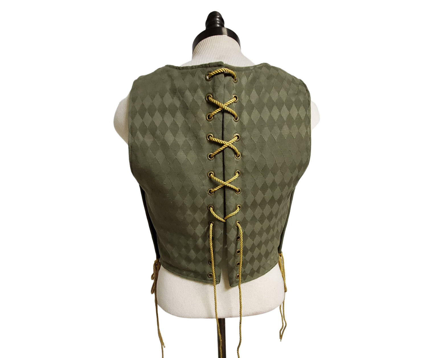 Renaissance Midevil Corset with real boning and draw strings Lord and Lady Towers