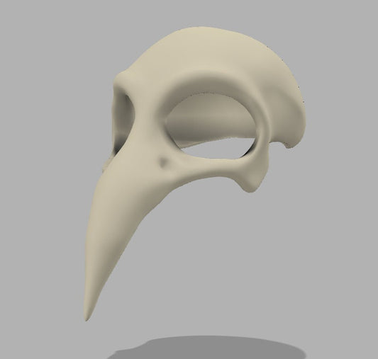3D Print file for Crow Skull Helmet (as seen on tik tok) Lord and Lady Towers