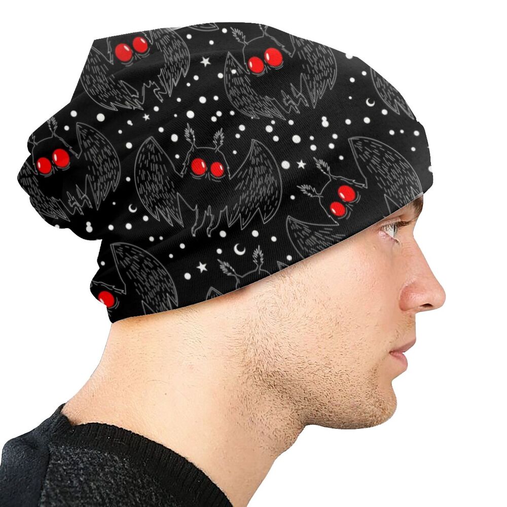Mothman, Alien, and Occult Patterned Beanies! Lord and Lady Towers